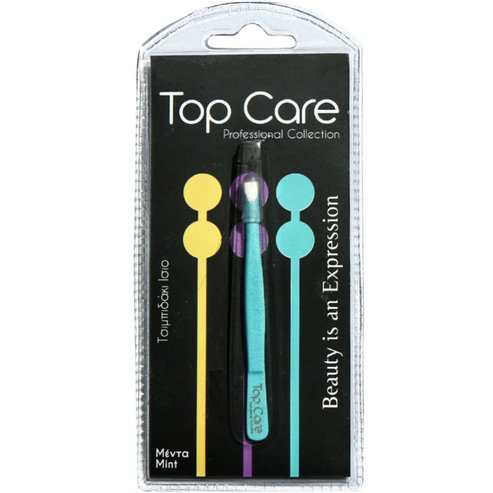 Top Care Tweezers Straight Tip 1 Брой - Мента